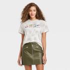 Warner Music Group Women's Lizzo You Are Special Short Sleeve Graphic T-shirt - Gray Wash