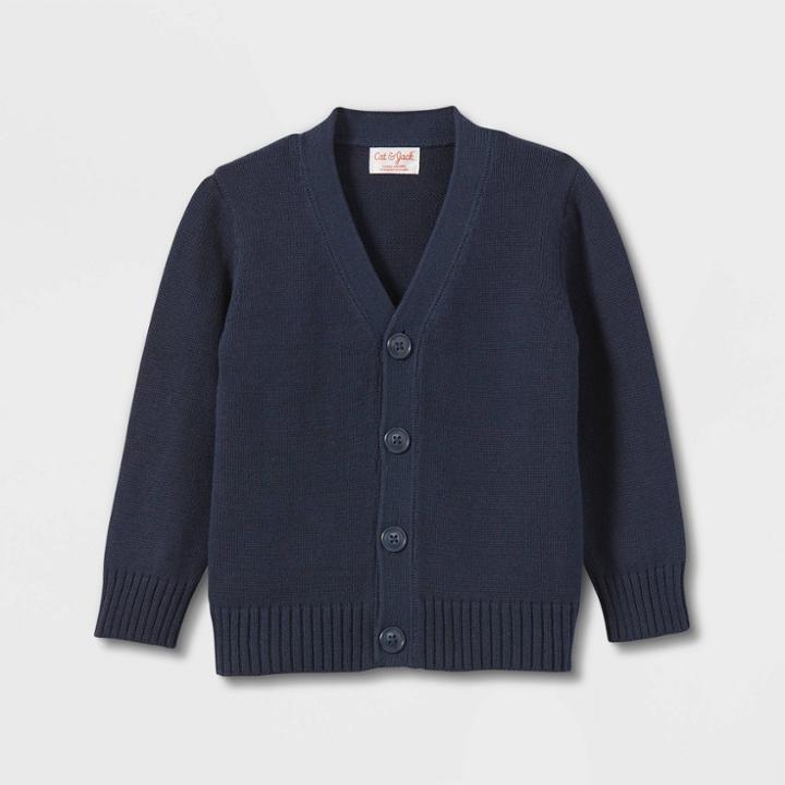 Toddler Boys' Uniform Cardigan - Cat & Jack Blue