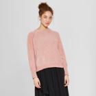 Women's Chenille Pullover Sweater - A New Day Pink