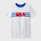 Boys' Usa Graphic Short Sleeve T-shirt - Cat & Jack White