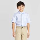 Petiteboys' Short Sleeve Button-down Shirt - Cat & Jack Blue M, Boy's,
