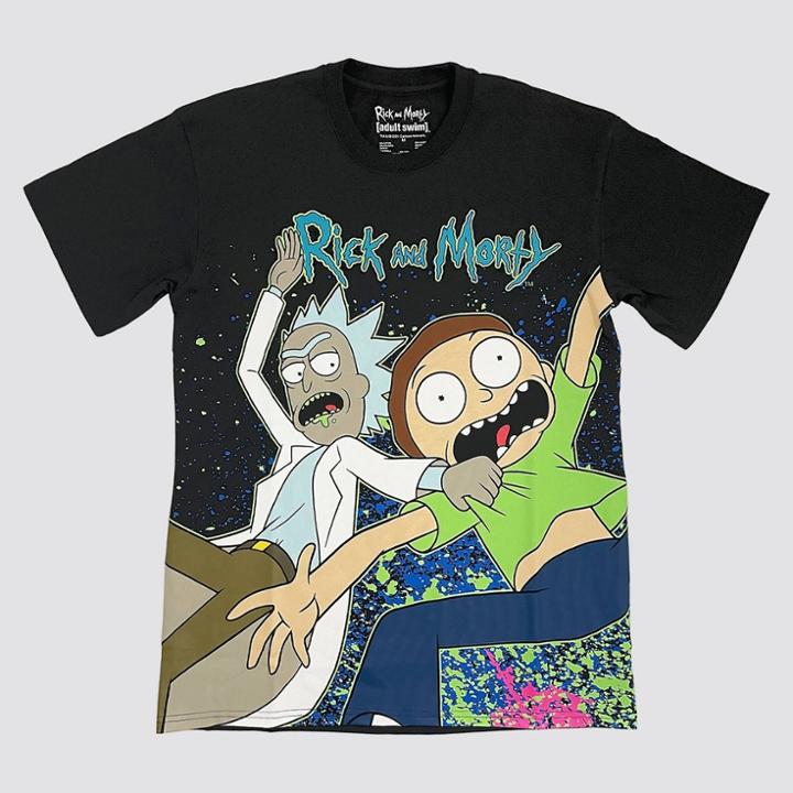 Men's Rick And Morty Short Sleeve Graphic T-shirt - Black