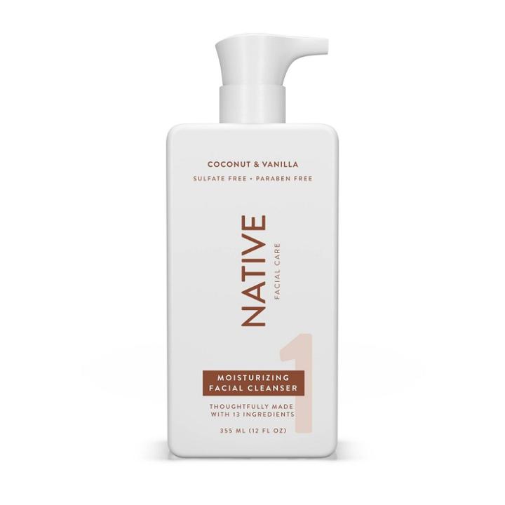 Native Moisturizing Coconut And Vanilla Facial Cleanser