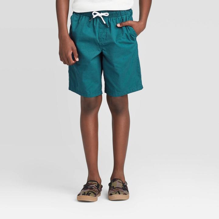 Boys' Pull-on Woven Shorts - Cat & Jack Blue