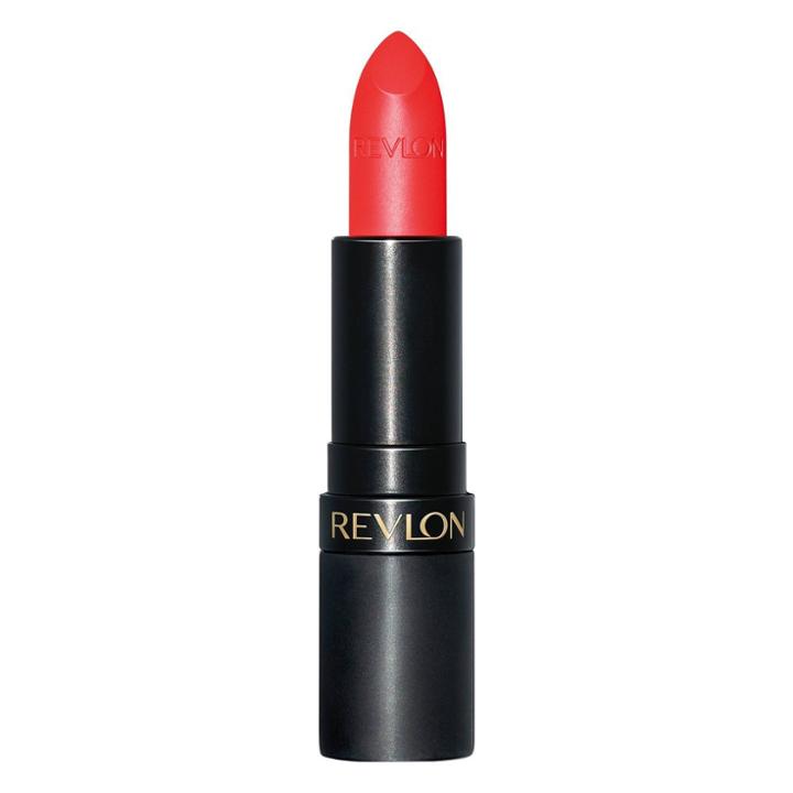 Revlon Super Lustrous Lipstick The Luscious Mattes - 007 On Fire - 0.15oz, On Red