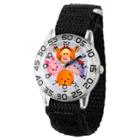 Boys' Disney Tigger-pooh-goofy-eeyore And Piglet Clear Plastic Time Teacher Watch - Black