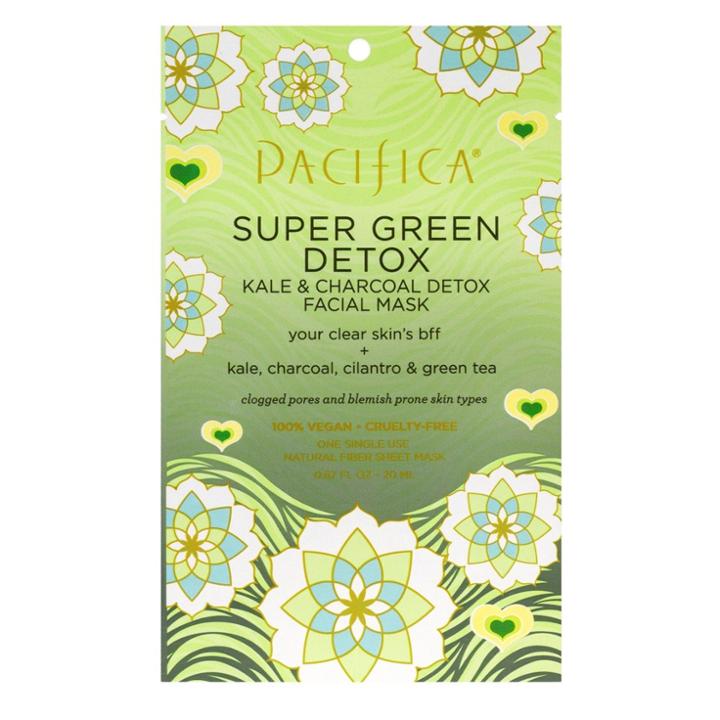 Pacifica Super Green Detox Kale And Charcoal Face Mask