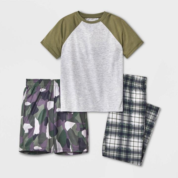 Boys' 3pc Pajama Set - Cat & Jack Green