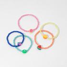Girls' 5ct Beaded Stretch Bracelets With Fruit Charms - Cat & Jack,