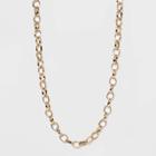 Long Metal Chain Link Necklace - A New Day Gold