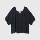 Women's Plus Size 3/4 Sleeve Top - Universal Thread Black 2x, Women's,