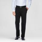 Haggar H26 - Men's Big & Tall No Iron Stretch Straight Fit Pants Black