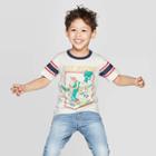 Toddler Boys' Classic Toy Story Ringer Short Sleeve T-shirt - Ivory