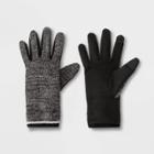 Women's Texture Knit Pieced Glove - C9 Champion Black One Size, Women's, Gray Black