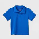 Petitetoddler Boys' Short Sleeve Interlock Uniform Polo Shirt - Cat & Jack Blue