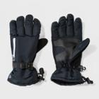 Men's Reflective Ski Gloves - C9 Champion Black