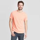 Men's Standard Fit Short Sleeve Lyndale Crew Neck T-shirt- Goodfellow & Co Pink S, Men's,