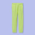 Girls' French Terry Jogger Pants - More Than Magic Neon