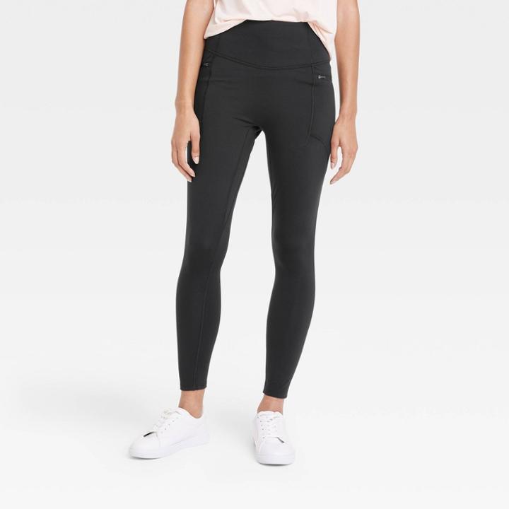 Women's Ultra High-rise Warm Sculpt Leggings - All In Motion Black