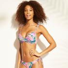 Women's Shore Light Lift Tie Shoulder Bikini Top - Shade & Shore Lavender Palm