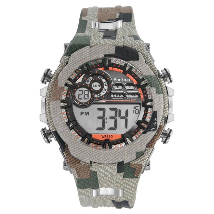 Men's Armitron Sport Chronograph Strap Watch - Camouflage,
