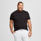 Men's Big & Tall Standard Fit Short Sleeve Crew Neck T-shirt - Goodfellow & Co Black