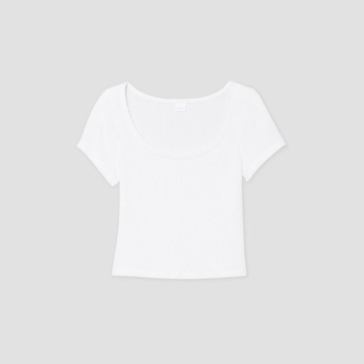 Women's Cropped Lounge T-shirt - Colsie White