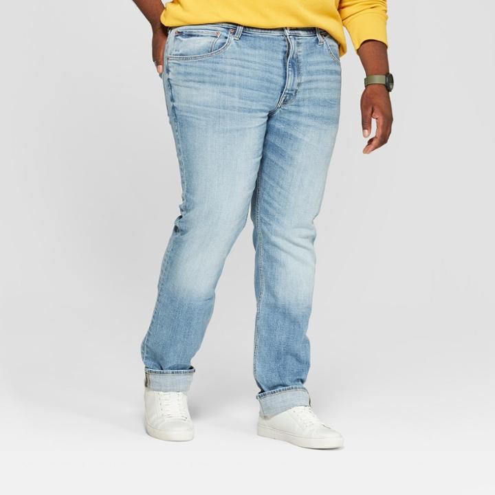 Men's Tall Slim Fit Jeans - Goodfellow & Co Light Wash