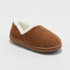 Toddler Boys' Phillip Sherpa Lined Slipper - Cat & Jack Brown