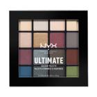 Nyx Professional Makeup Ultimate Eyeshadow Palette Smokey & Highlight 0.46oz, Adult Unisex
