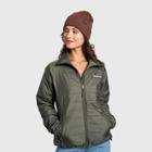 United By Blue Women's Bison Insulated Recycled Puffer Jacket - Dark Olive
