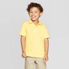Toddler Boys' Short Sleeve Pique Uniform Polo Shirt - Cat & Jack Yellow