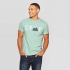 Petitemen's Printed Standard Fit Camp Short Sleeve Crew Neck Graphic T-shirt - Goodfellow & Co Green S, Men's,