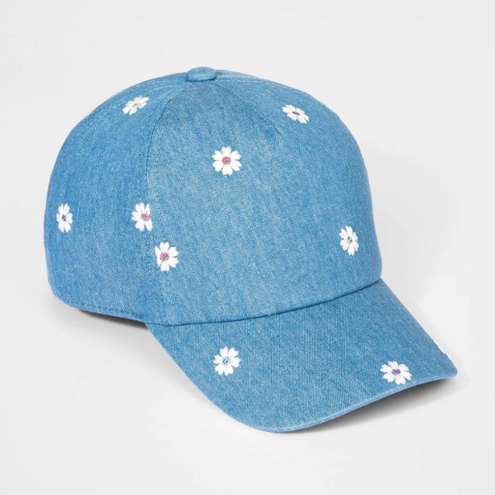 Girls' Denim Baseball Hat - Cat & Jack