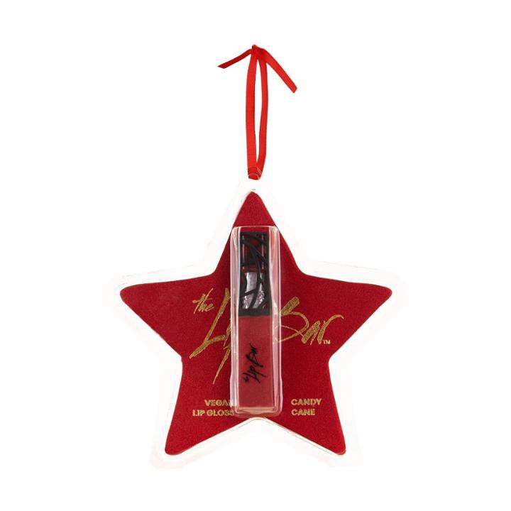 The Lip Bar Vegan Lip Gloss Red Star Ornament