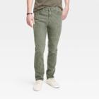 Men's Big & Tall Lightweight Colored Slim Fit Jeans - Goodfellow & Co Light Green