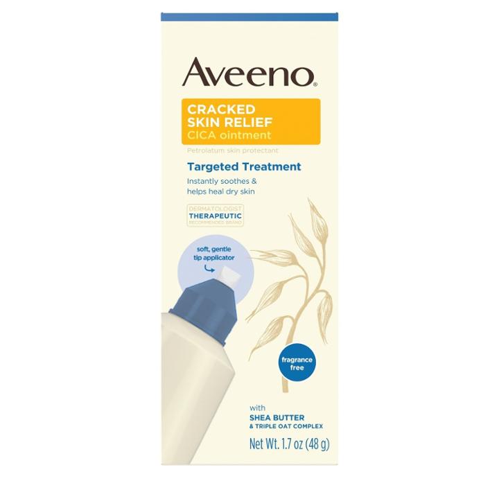Aveeno Cracked Skin Relief Cica Ointment For Dry
