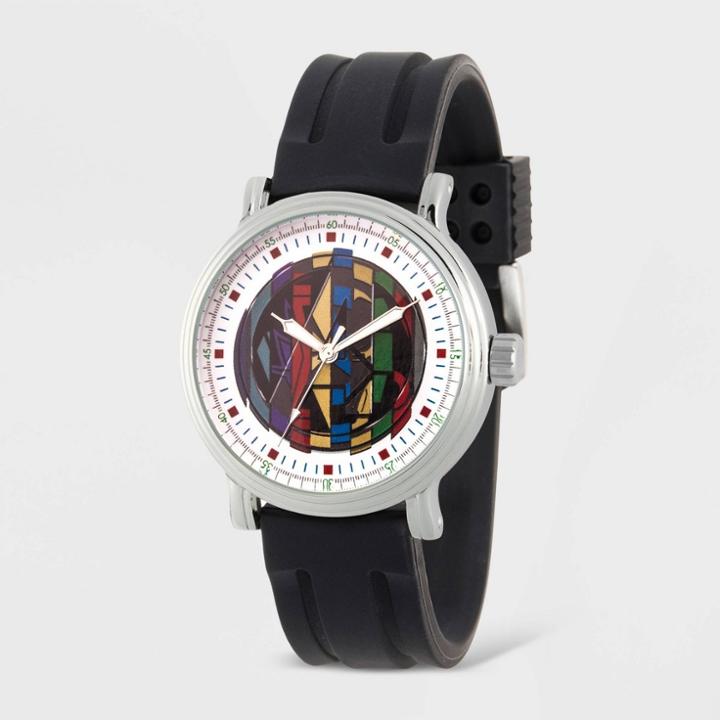 Men's Marvel Avengers Endgame Vintage Rubber Strap Watch - Black