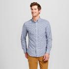 Men's Slim Fit Long Sleeve Northrop Button-down Shirt - Goodfellow & Co Blue