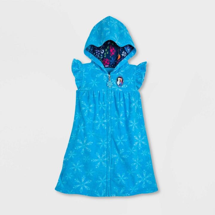 Girls' Disney Frozen 2 Coverups - Blue 3 - Disney