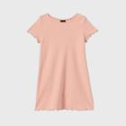 Toddler Girls' Short Sleeve Ribbed T-shirt Dress - Art Class Pink