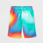 Boys' Tie-dye Volley Swim Trunks - Cat & Jack Yellow
