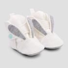 Baby Girls' Bunny Wrap Slipper Boots - Cat & Jack White 6-9m,