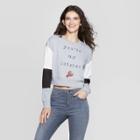 Women's Friends You're My Lobster Cropped Long Sleeve T-shirt (juniors') - Athletic Heather Xs, Adult Unisex, Gray