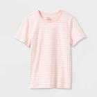 Kids' Adaptive Short Sleeve T-shirt - Cat & Jack Peach/cream