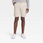 Men's 9 Slim Fit Chino Shorts - Goodfellow & Co Beige