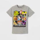 Boys' Nickelodeon Short Sleeve Graphic T-shirt - Heathered Gray