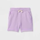 Toddler Mid-length Knit Shorts - Cat & Jack Light Purple