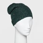 Women's Textured Knit Beanie - Universal Thread Grey, Green