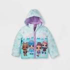 Girls' L.o.l. Surprise! Puffer Jacket - Teal
